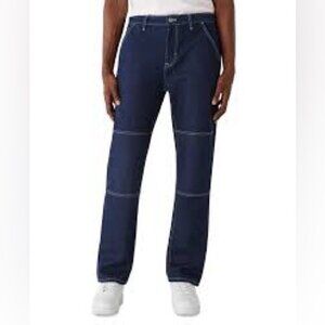 Frank And Oak Men’s Straight-Leg Jeans 34x34 Dark Wash Sustainable Denim